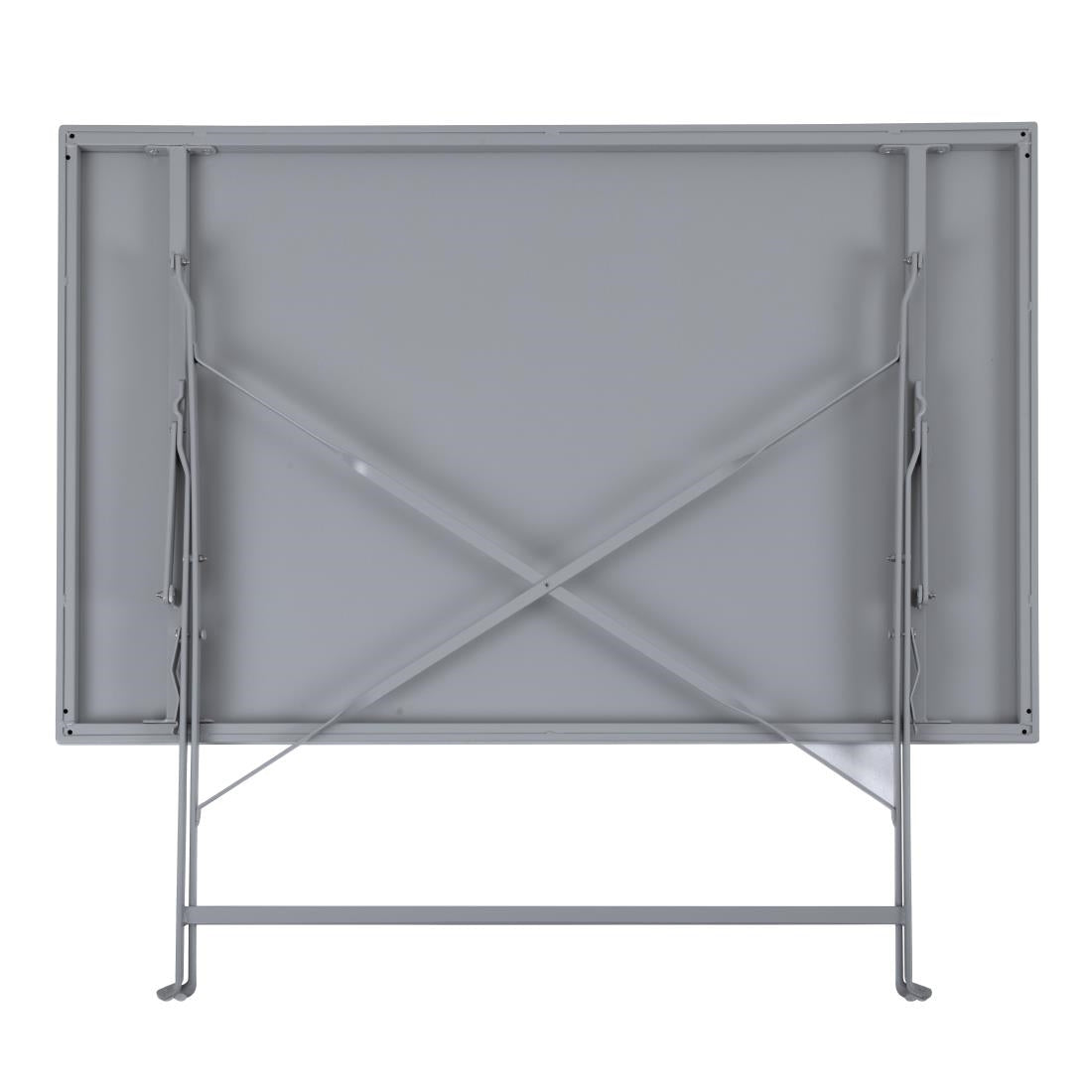 CH969 Bolero Pavement Style Folding Table Grey 1100mm x 700mm JD Catering Equipment Solutions Ltd