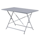 CH969 Bolero Pavement Style Folding Table Grey 1100mm x 700mm JD Catering Equipment Solutions Ltd