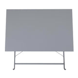 CH969 Bolero Pavement Style Folding Table Grey 1100mm x 700mm JD Catering Equipment Solutions Ltd