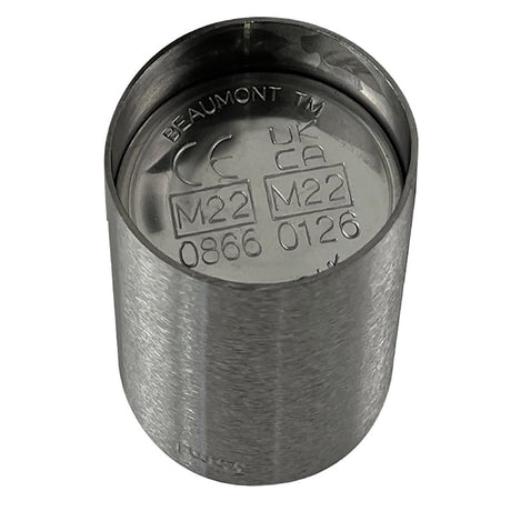 CJ447 Beaumont Stainless Steel Thimble Measure CE Marked 200ml JD Catering Equipment Solutions Ltd