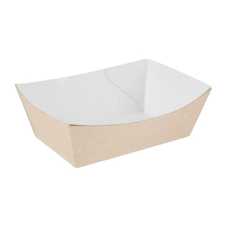 CK935 Colpac Compostable Kraft Food Trays Small 124mm (Pack of 500) JD Catering Equipment Solutions Ltd