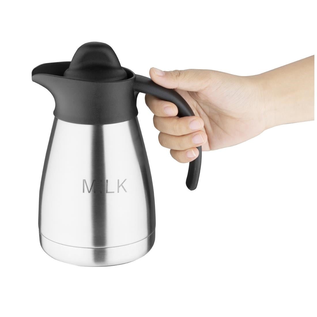 CL371 Olympia Screwtop Vacuum Milk Jug 500ml JD Catering Equipment Solutions Ltd