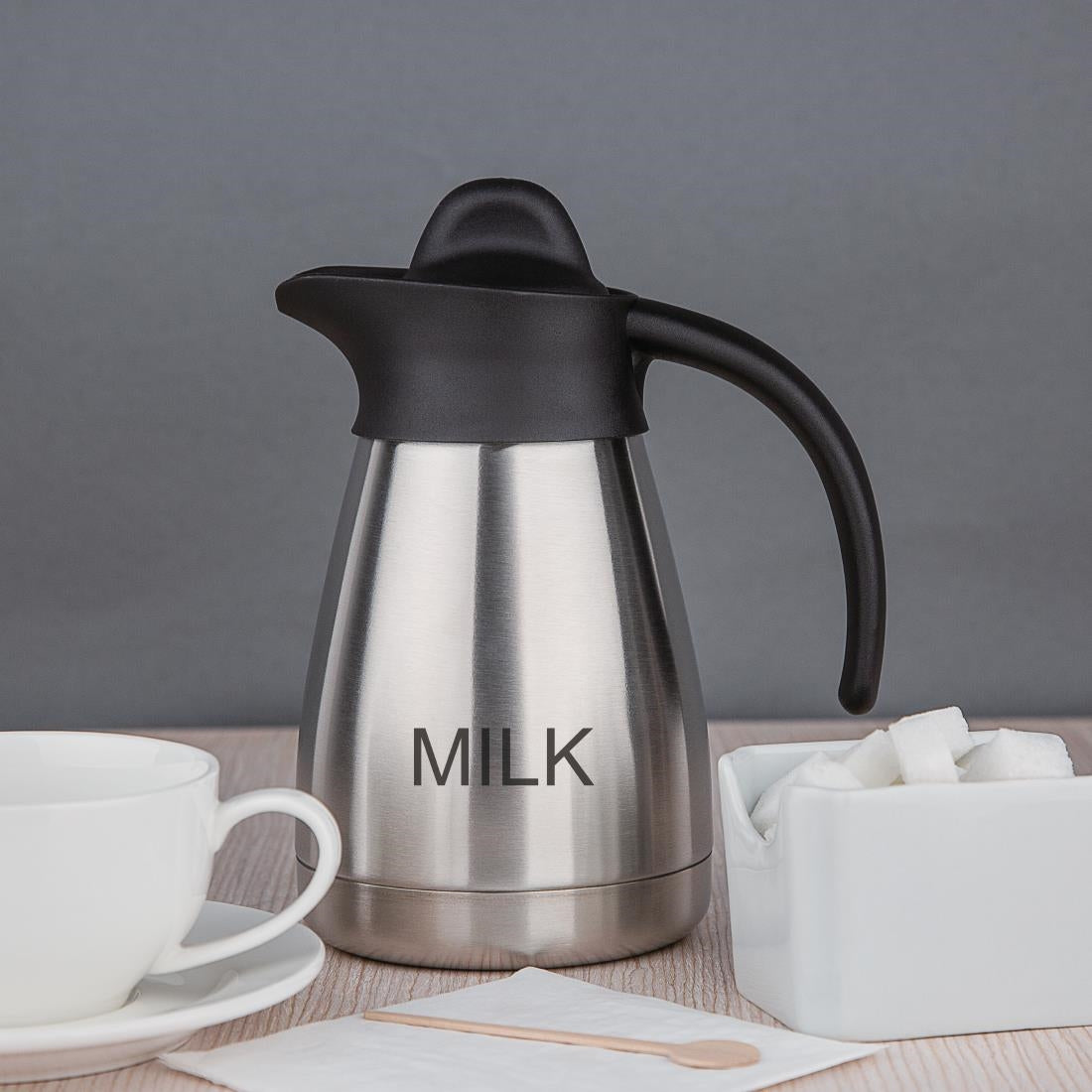 CL371 Olympia Screwtop Vacuum Milk Jug 500ml JD Catering Equipment Solutions Ltd