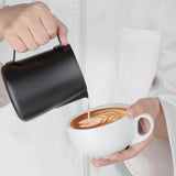 CM607 Olympia Black Non-Stick Milk Frothing Jug 570ml JD Catering Equipment Solutions Ltd