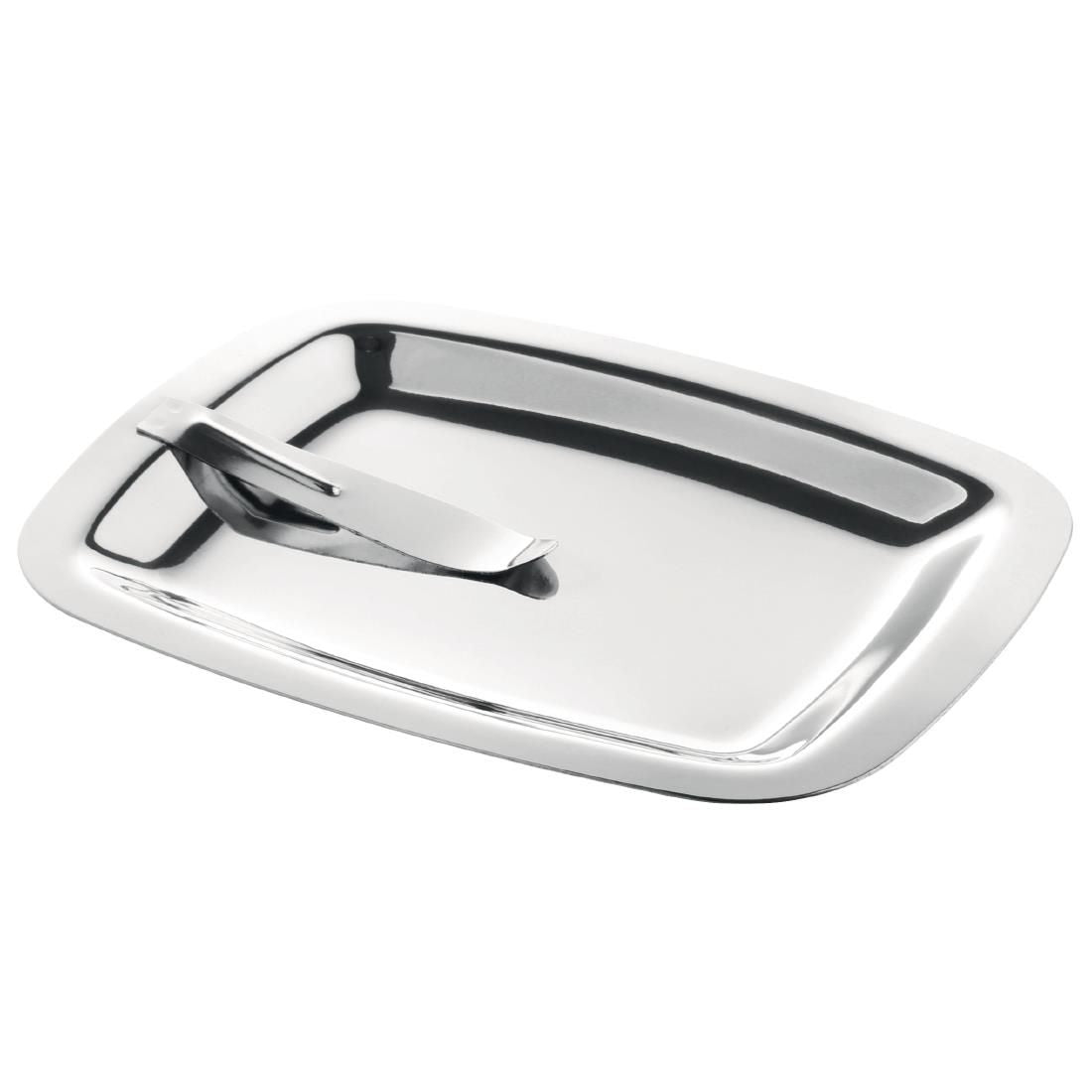 CM759 Olympia Square Stainless Steel Tip Tray With Bill Clip JD Catering Equipment Solutions Ltd