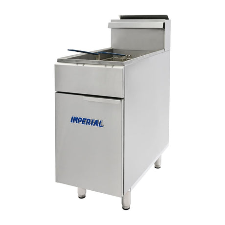 CN021 Imperial Single Tank Twin Basket Free Standing Gas Fryer IFS-40-OP JD Catering Equipment Solutions Ltd