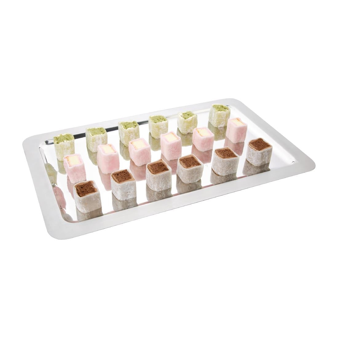 CN599 Olympia Stainless Steel Food Presentation Tray GN 1/1 JD Catering Equipment Solutions Ltd