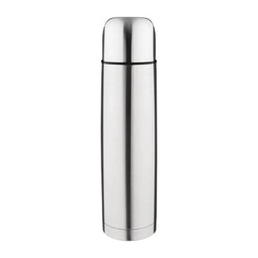 CN696 Olympia Vacuum Flask Stainless Steel 1Ltr - JD Catering Equipment Solutions Ltd