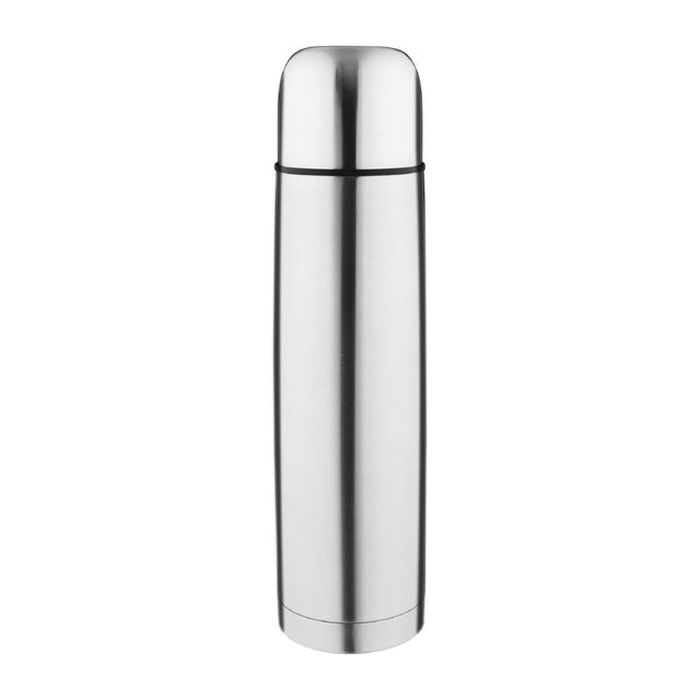 CN696 Olympia Vacuum Flask Stainless Steel 1Ltr JD Catering Equipment Solutions Ltd