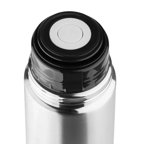 CN696 Olympia Vacuum Flask Stainless Steel 1Ltr - JD Catering Equipment Solutions Ltd