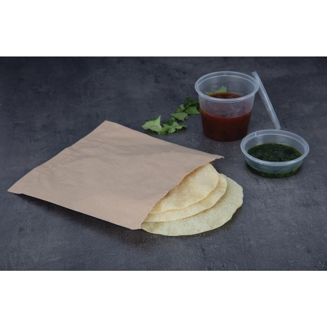 CN758 Fiesta Recyclable Brown Paper Counter Bags Small (Pack of 1000) JD Catering Equipment Solutions Ltd