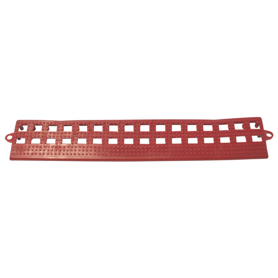 COBA Red Male Edge Flexi-Deck Tiles (Pack of 3) JD Catering Equipment Solutions Ltd