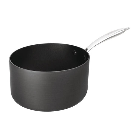 CP763 Vogue Anodised Aluminium Non Stick Sauce Pan 200mm JD Catering Equipment Solutions Ltd