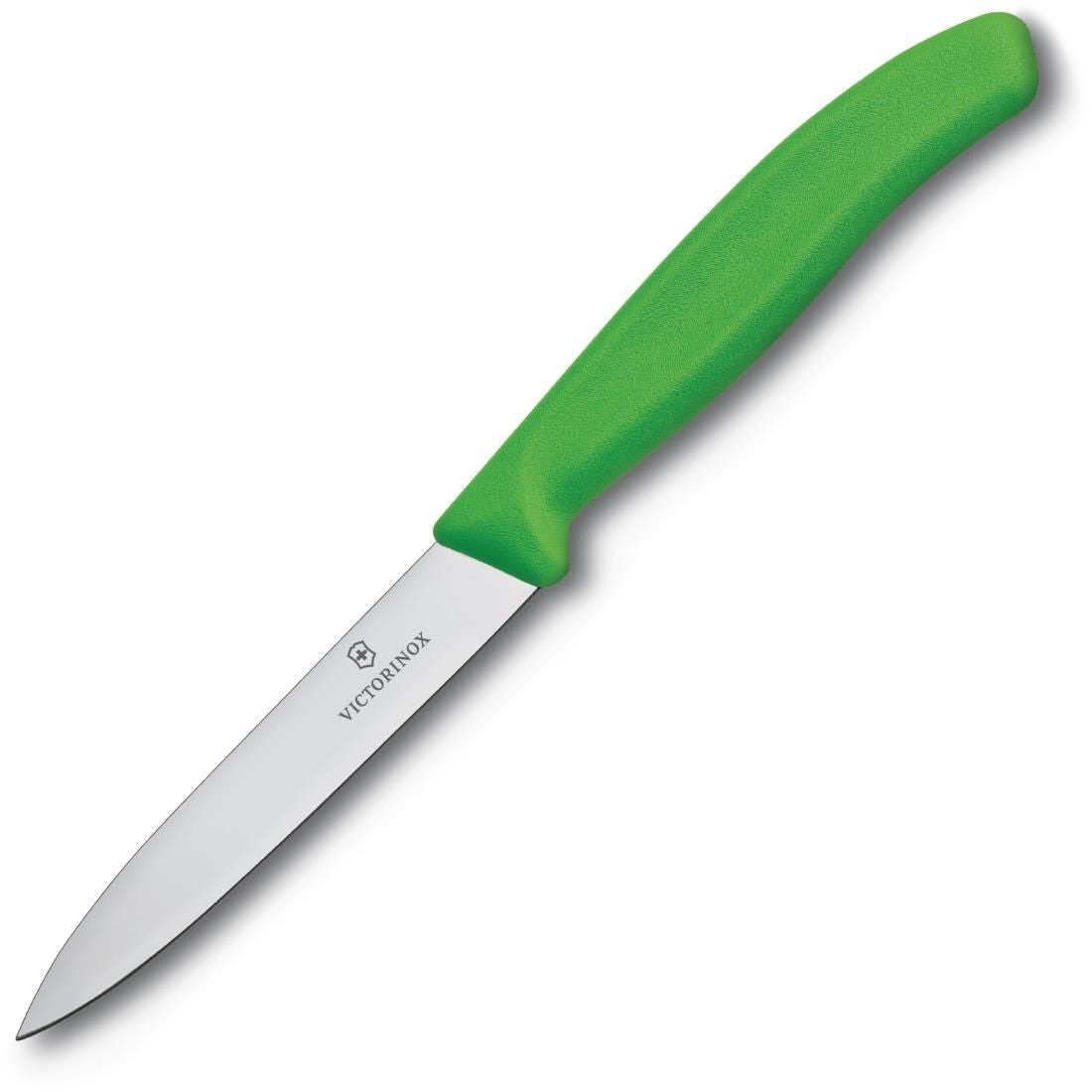 CP842 Victorinox Paring Knife Green 10cm JD Catering Equipment Solutions Ltd