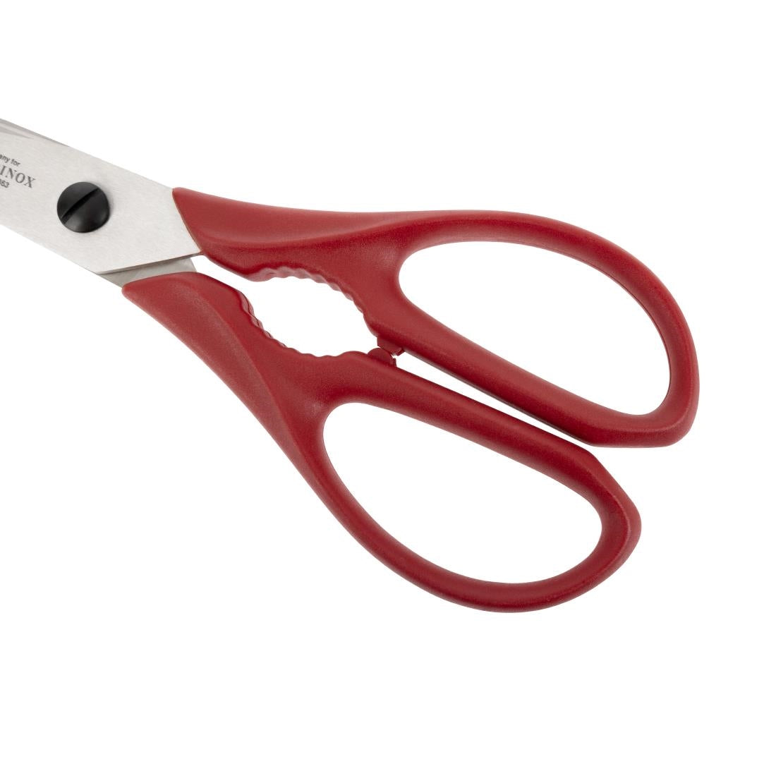 CP844 Victorinox Kitchen Shears Red Nylon Handles JD Catering Equipment Solutions Ltd