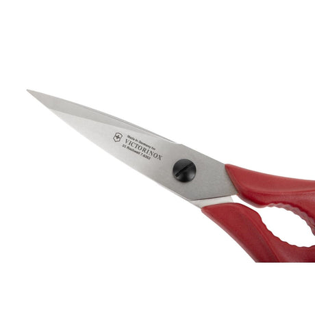 CP844 Victorinox Kitchen Shears Red Nylon Handles JD Catering Equipment Solutions Ltd