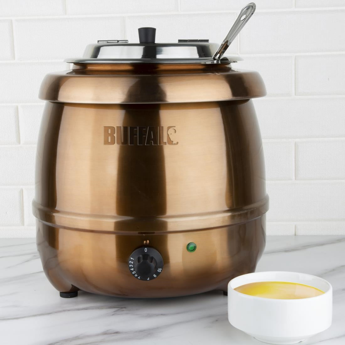 CP851 Buffalo Soup Kettle Copper Finish JD Catering Equipment Solutions Ltd