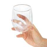 CP883 Utopia Double Walled Latte Glass 270ml (Pack of 12) JD Catering Equipment Solutions Ltd