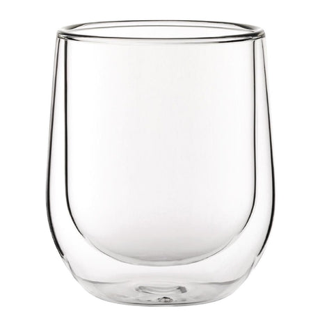 CP883 Utopia Double Walled Latte Glass 270ml (Pack of 12) JD Catering Equipment Solutions Ltd