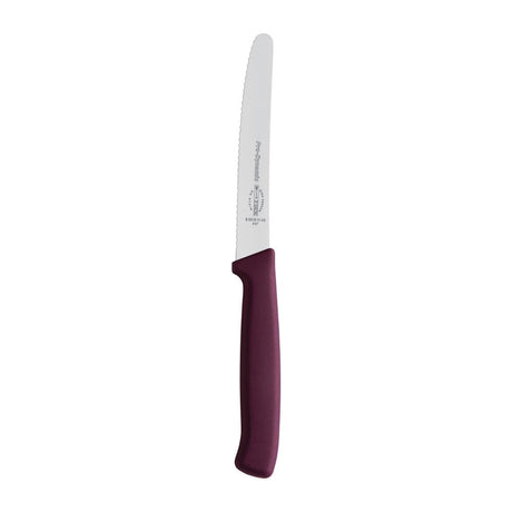 CR158 Dick Pro Dynamic Serrated Utility Knife Purple 11cm JD Catering Equipment Solutions Ltd