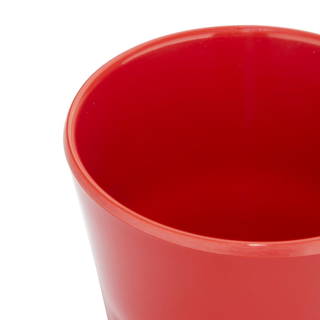 CR343 Kristallon Melamine Plastic Tumbler Red 290ml (Pack of 6) JD Catering Equipment Solutions Ltd