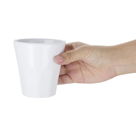 CR346 Kristallon Melamine Plastic Tumbler White 290ml (Pack of 6) JD Catering Equipment Solutions Ltd