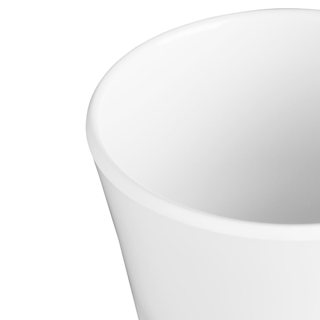 CR346 Kristallon Melamine Plastic Tumbler White 290ml (Pack of 6) JD Catering Equipment Solutions Ltd