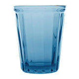 CR828 Olympia Cabot Panelled Glass Tumbler Blue 260ml (Pack of 6) - JD Catering Equipment Solutions Ltd