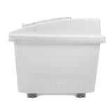 CR976 Araven Transparent Mobile Ingredient Bin 80Ltr JD Catering Equipment Solutions Ltd