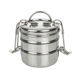 CS079 Utopia 3 Tier Tiffin Tin 115mm  (Pack of 6) JD Catering Equipment Solutions Ltd