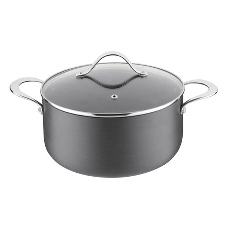 CS546 Vogue Glass Saucepan Lid 240mm JD Catering Equipment Solutions Ltd