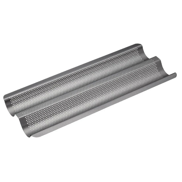 CS563 MasterClass Crusty Bake Non Stick Baguette Tray - JD Catering Equipment Solutions Ltd