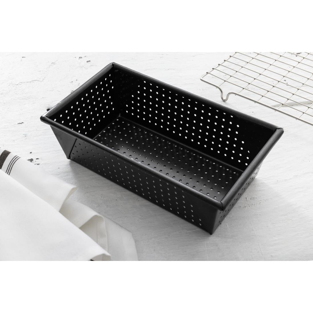 CS565 Masterclass Crusty Bake Perforated Loaf Tin 2lb JD Catering Equipment Solutions Ltd