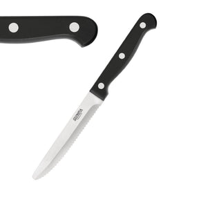 CS716 Olympia Rounded Steak Knives Black (Pack of 12) JD Catering Equipment Solutions Ltd