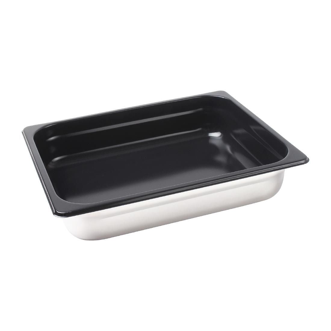 CS756 Vogue Heavy Duty Stainless Steel Non Stick Gastronorm Pan 1/2 65mm JD Catering Equipment Solutions Ltd