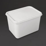 CS827 Vogue Ice Cream Container 4Ltr (15 Pack) - JD Catering Equipment Solutions Ltd