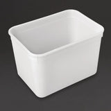 CS827 Vogue Ice Cream Container 4Ltr (15 Pack) - JD Catering Equipment Solutions Ltd