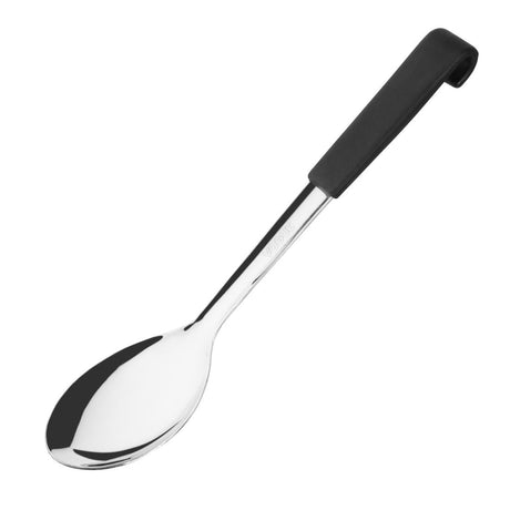 CS910 Vogue Black Handled Serving Spoon 340mm JD Catering Equipment Solutions Ltd