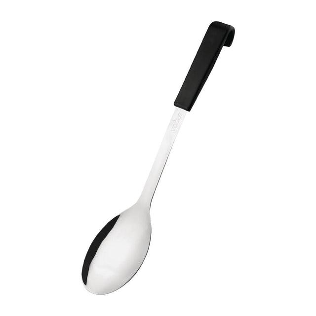 CS910 Vogue Black Handled Serving Spoon 340mm JD Catering Equipment Solutions Ltd