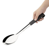 CS910 Vogue Black Handled Serving Spoon 340mm JD Catering Equipment Solutions Ltd