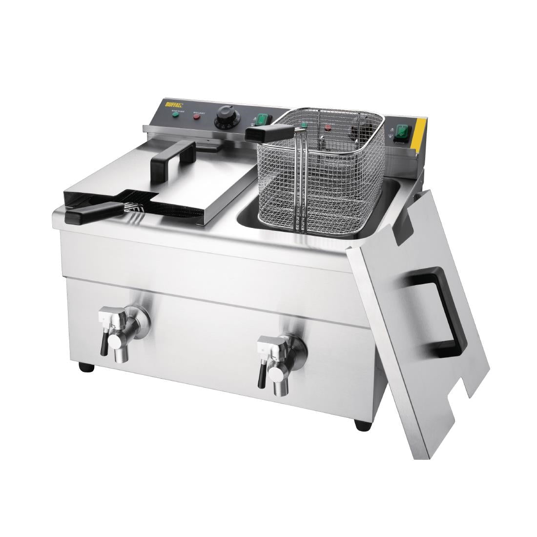 CT012 Buffalo Twin Tank Induction Fryer 2x3kW JD Catering Equipment Solutions Ltd
