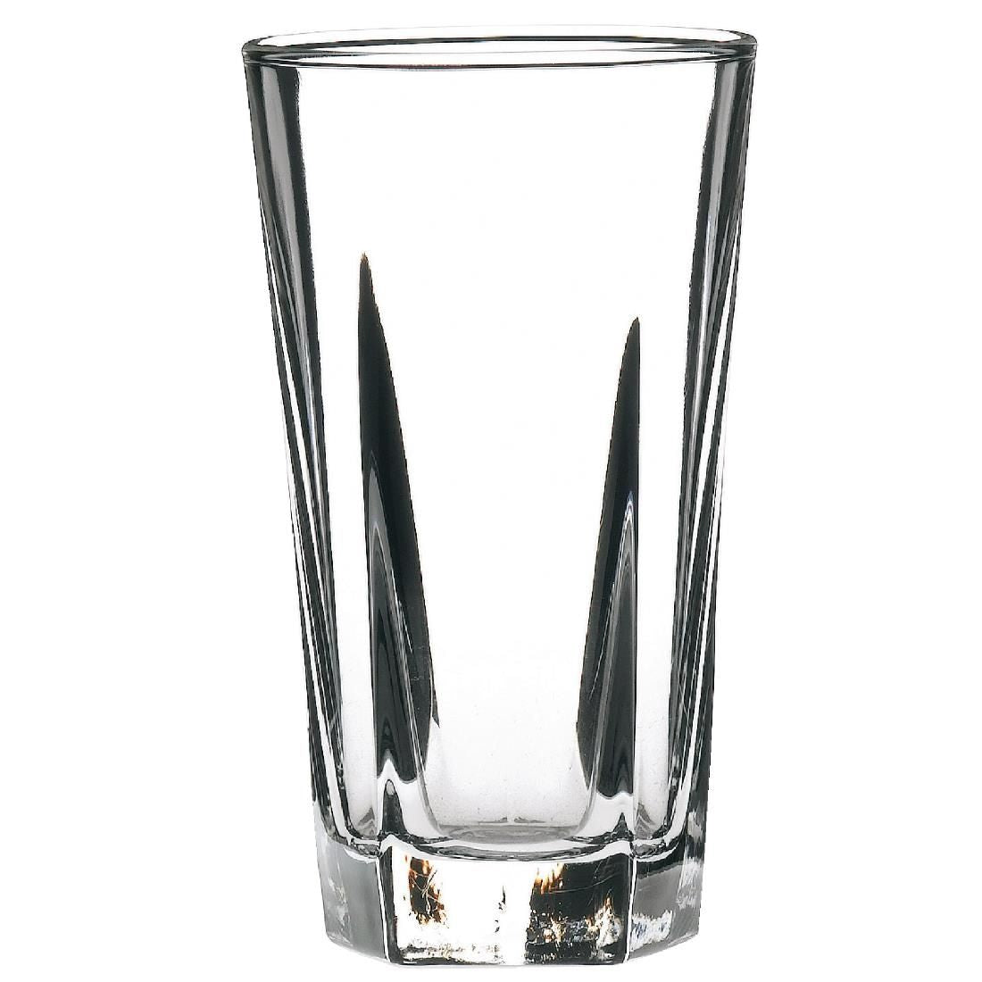 CT025 Libbey Inverness Hi Ball Glasses 290ml CE Marked (Pack of 12) JD Catering Equipment Solutions Ltd