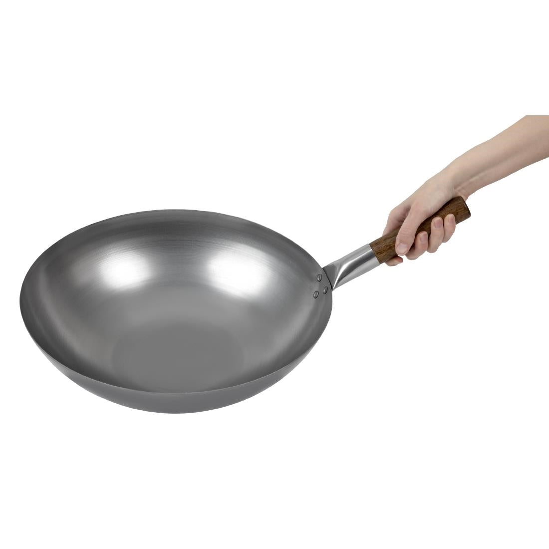 CT246 London Wok Round Bottom Wok 380mm JD Catering Equipment Solutions Ltd