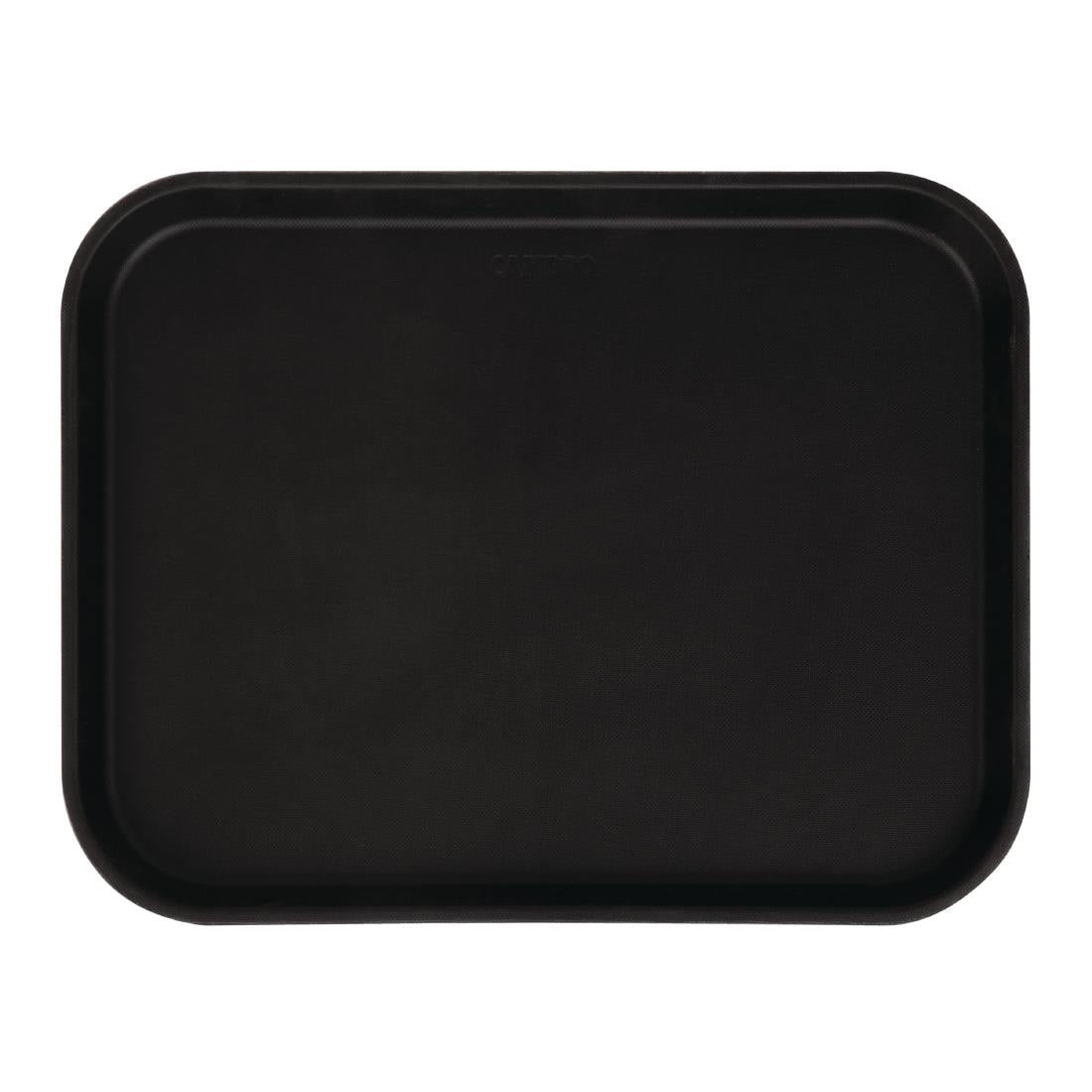 CT277 Cambro Camtread Fibreglass Rectangular Non-Slip Tray Black 457mm JD Catering Equipment Solutions Ltd