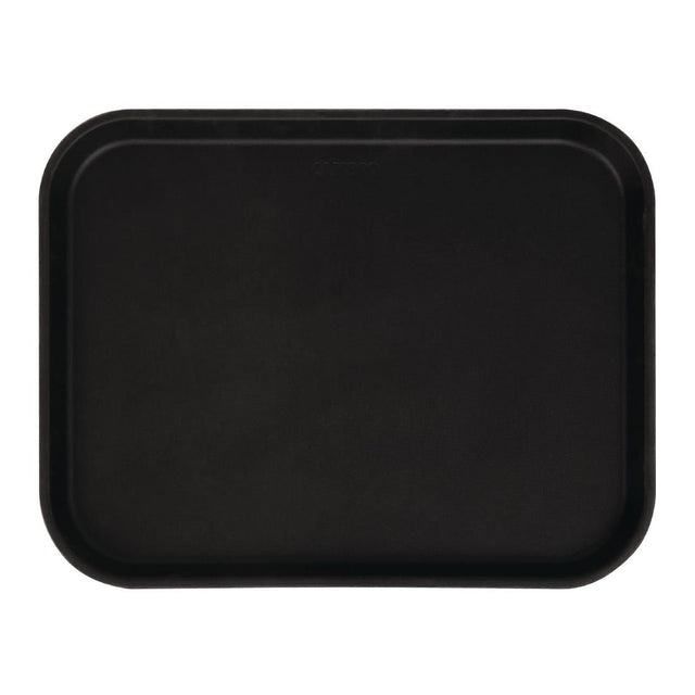 CT277 Cambro Camtread Fibreglass Rectangular Non-Slip Tray Black 457mm JD Catering Equipment Solutions Ltd