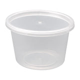 CT286 Fiesta Plastic Microwavable Deli Pots 100ml / 3.5oz (Pack of 100) JD Catering Equipment Solutions Ltd