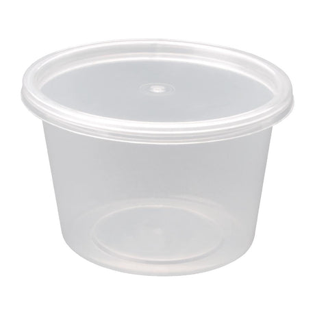 CT286 Fiesta Plastic Microwavable Deli Pots 100ml / 3.5oz (Pack of 100) JD Catering Equipment Solutions Ltd