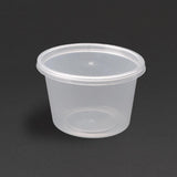 CT286 Fiesta Plastic Microwavable Deli Pots 100ml / 3.5oz (Pack of 100) JD Catering Equipment Solutions Ltd