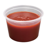 CT286 Fiesta Plastic Microwavable Deli Pots 100ml / 3.5oz (Pack of 100) JD Catering Equipment Solutions Ltd