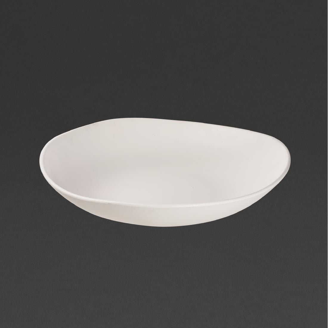 CT763 Churchill Alchemy Melamine Trace Bowls White 380mm (Pack of 2) JD Catering Equipment Solutions Ltd